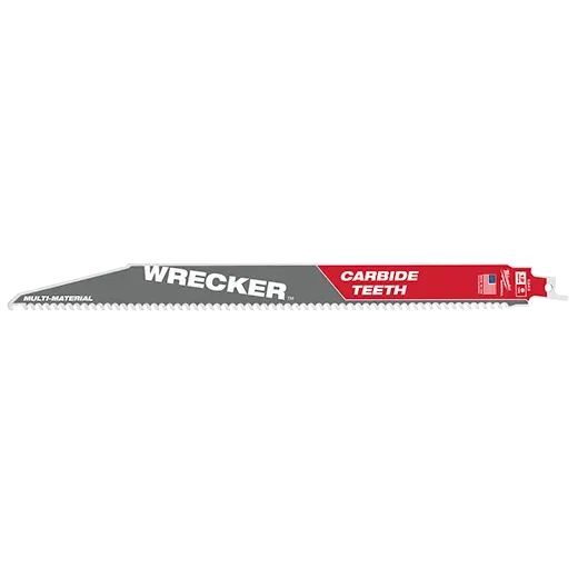 12 In. 6 Tpi The Wrecker With Carbide Teeth Sawzall Blade 1pk