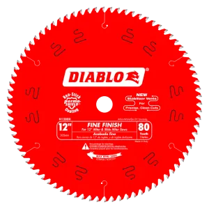 12 in. x 80 Tooth Fine Finish Saw Blade
