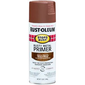 12 OZ Stops Rust Rusty Metal Primer Spray - Flat Rusty Metal Primer