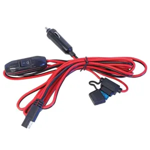 120in Lead Wire Assembly. Cigarette Lighter Adapter