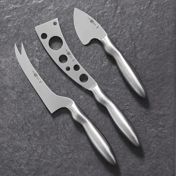 3-Piece Stainless Steel Cheese Knife Set