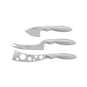 3-Piece Stainless Steel Cheese Knife Set