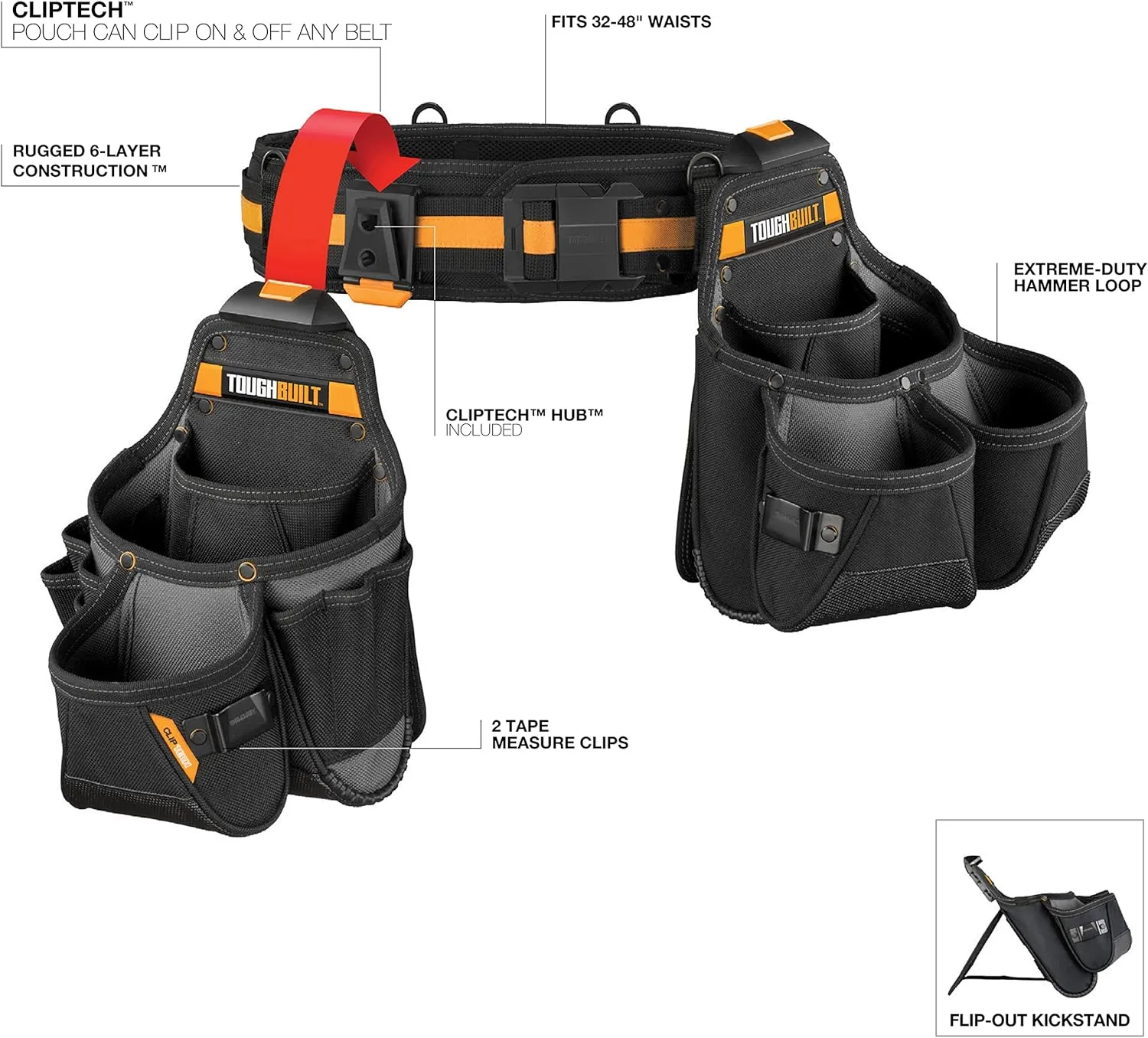 3-Piece Tradesman Tool Belt Set