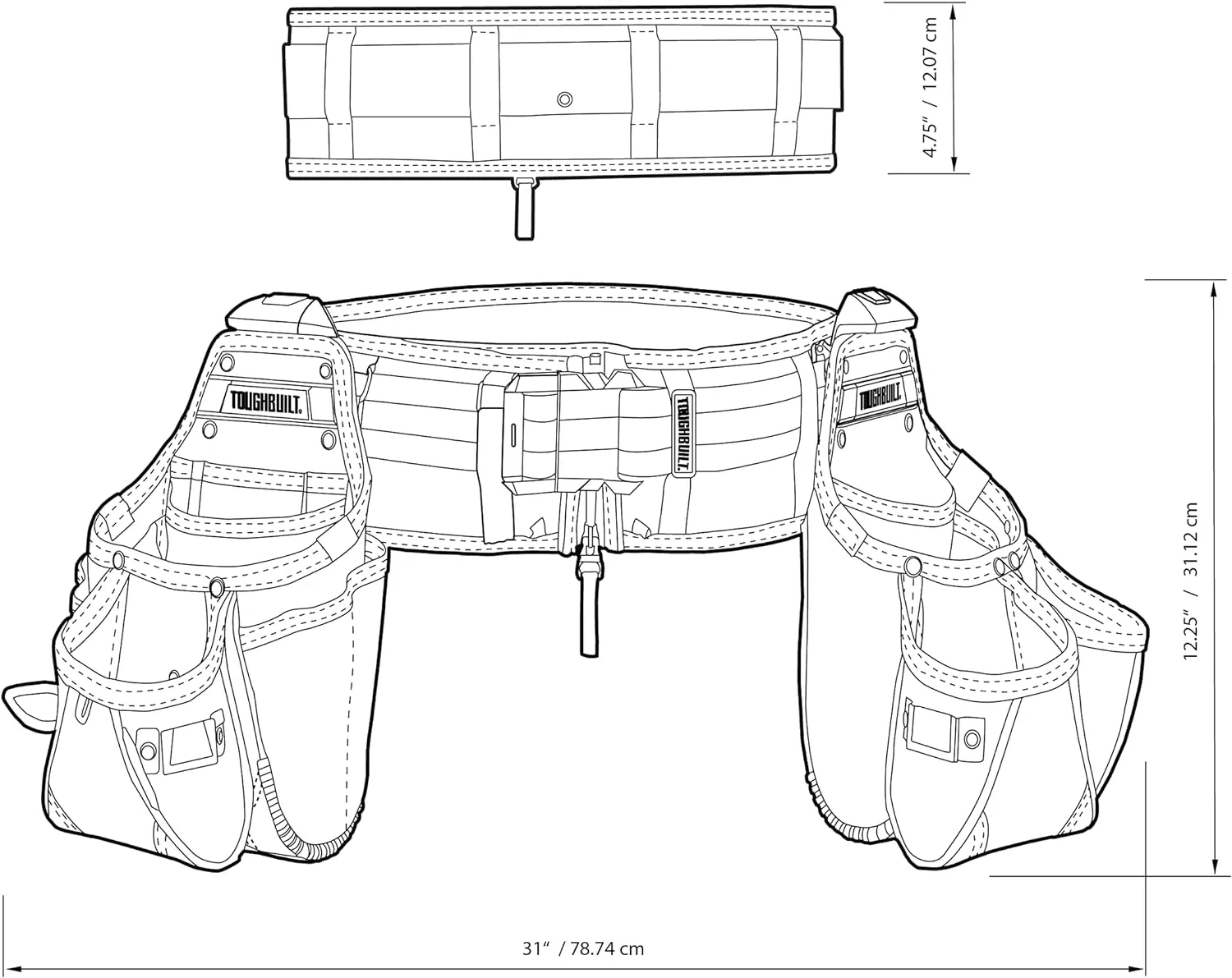 3-Piece Tradesman Tool Belt Set