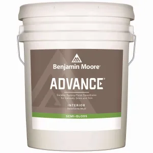 5 GAL Advance Waterborne Interior Alkyd Paint - Semi-Gloss Finish