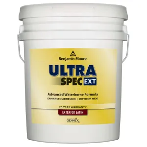 5 GAL ULTRA SPEC 500 Zero VOC Exterior Paint - Satin Finish