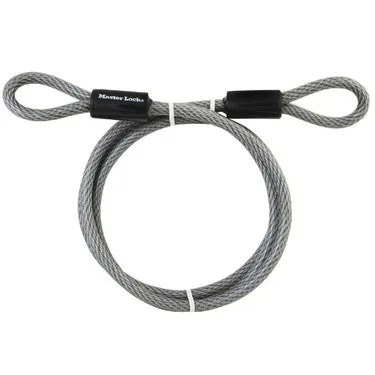 6ft x 3/8in Looped End Cable for Lock (not included)
