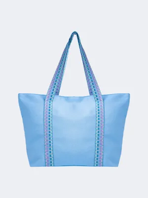 Amelie Women Beach Bag Light Blue