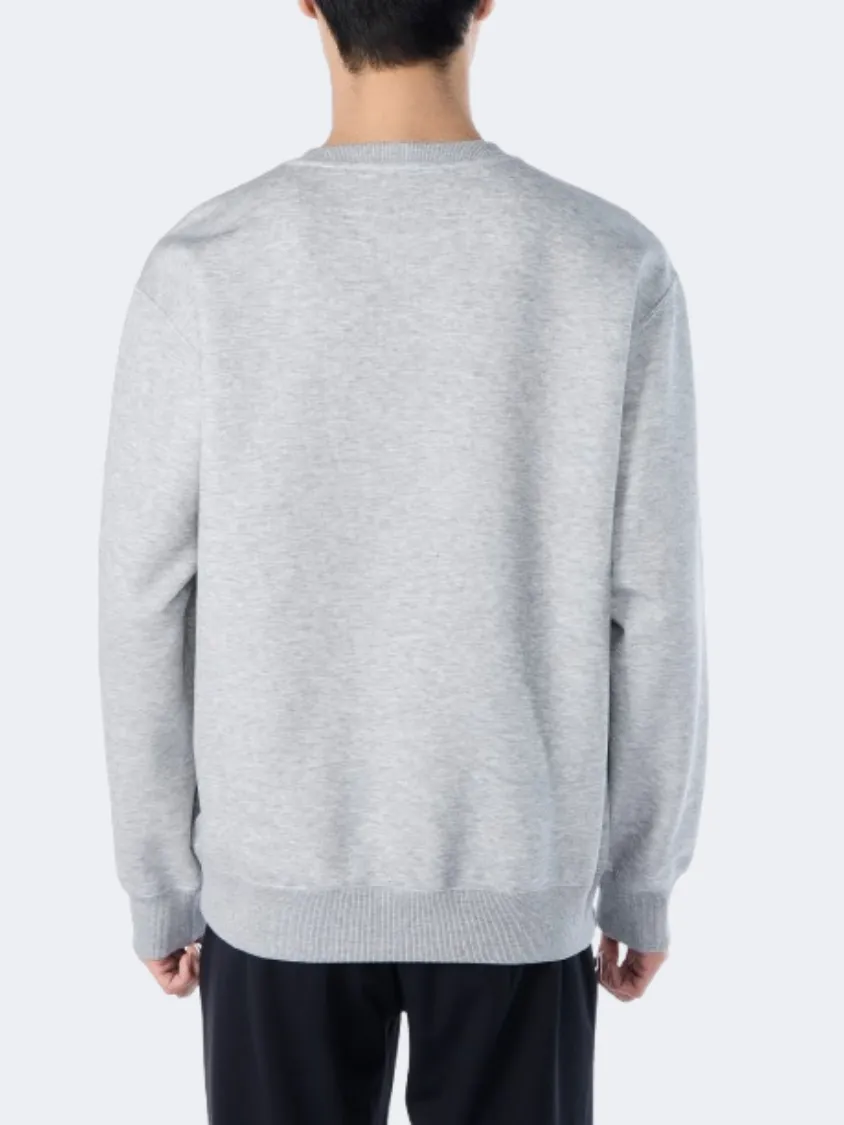 Anta Celebrate Like A Parisian Men Lifestyle Sweatshirt Heather Grey