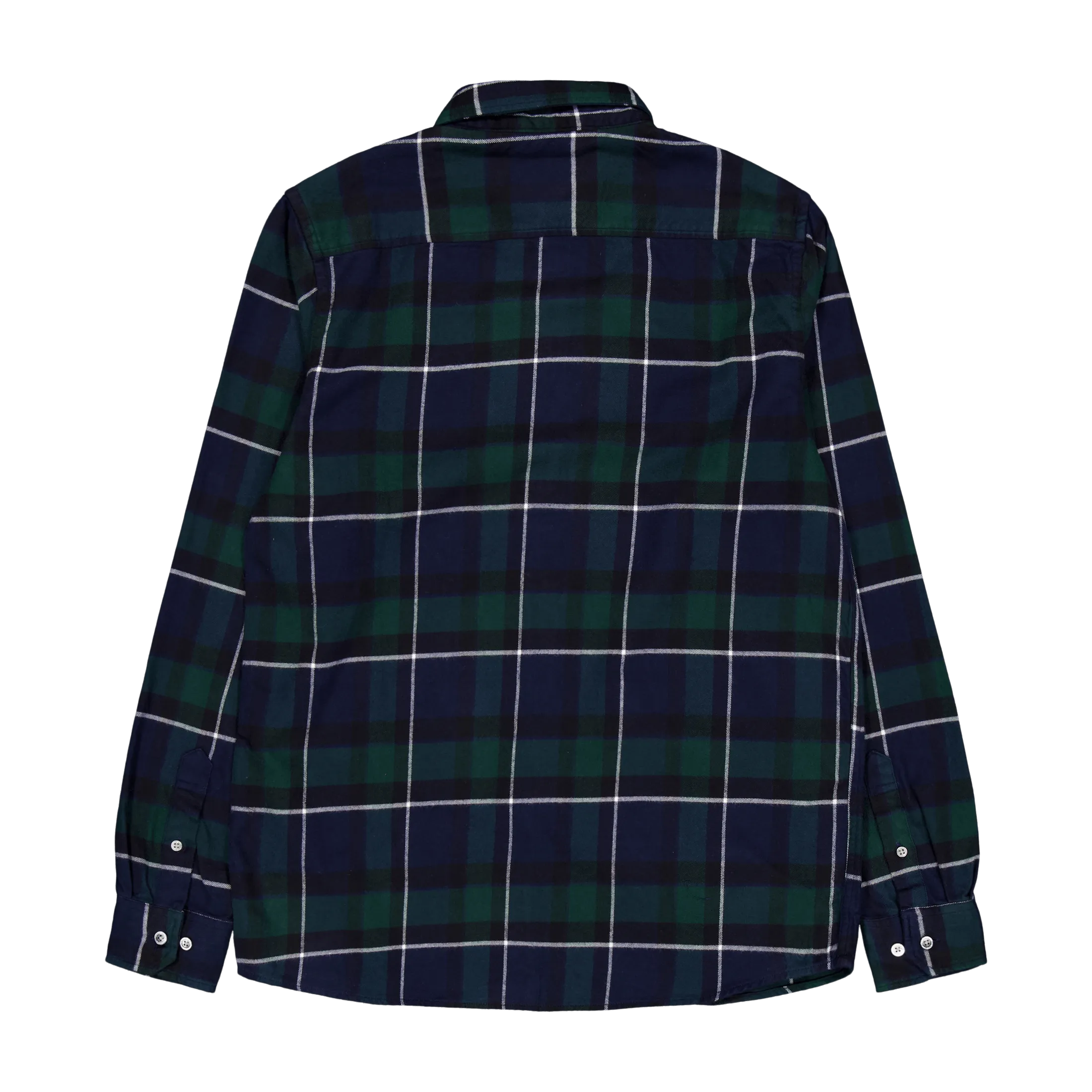 Anton Brushed Flannel Check Black Watch Check