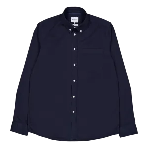 Anton Light Twill Shirt Dark Navy