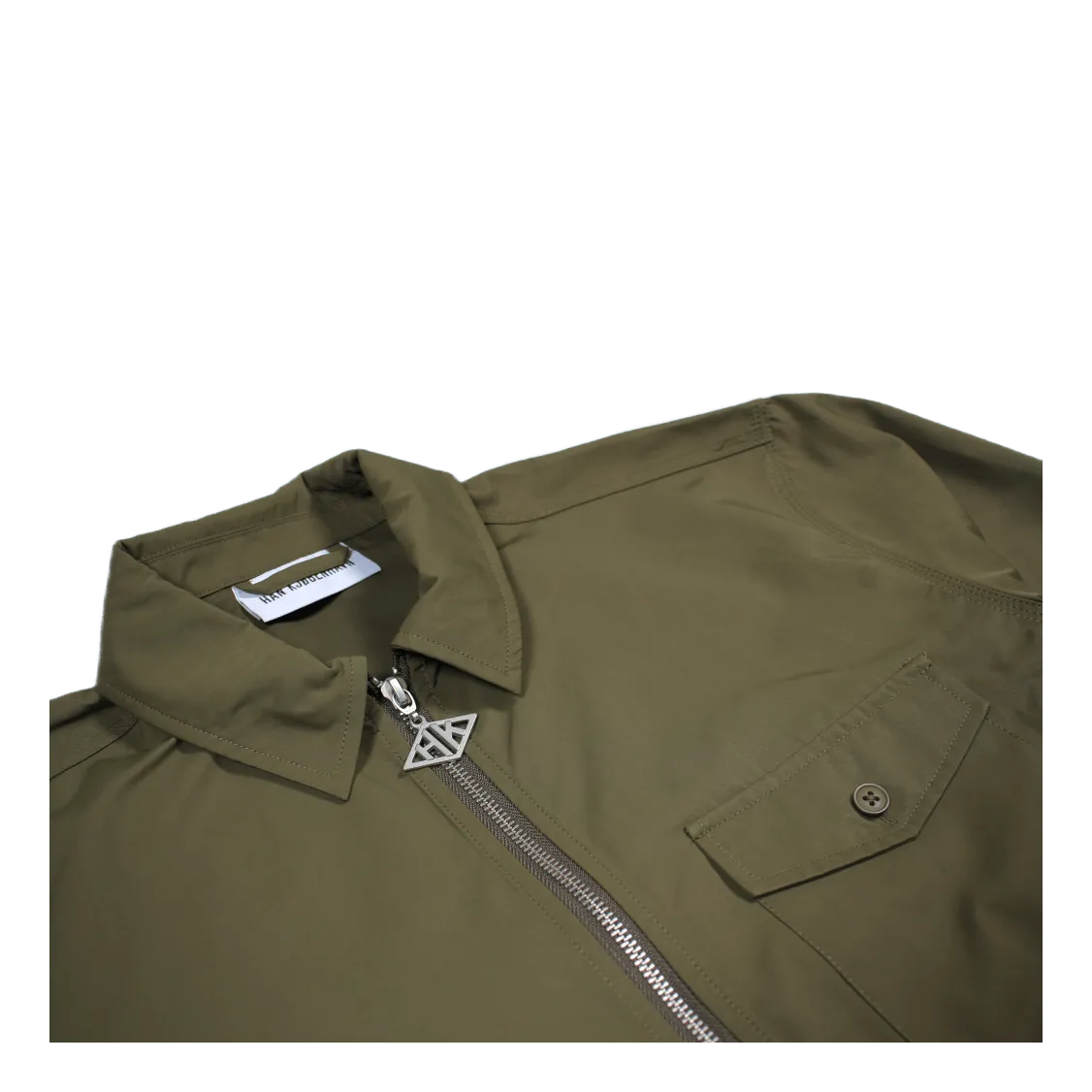 Army Shirt Zip Green