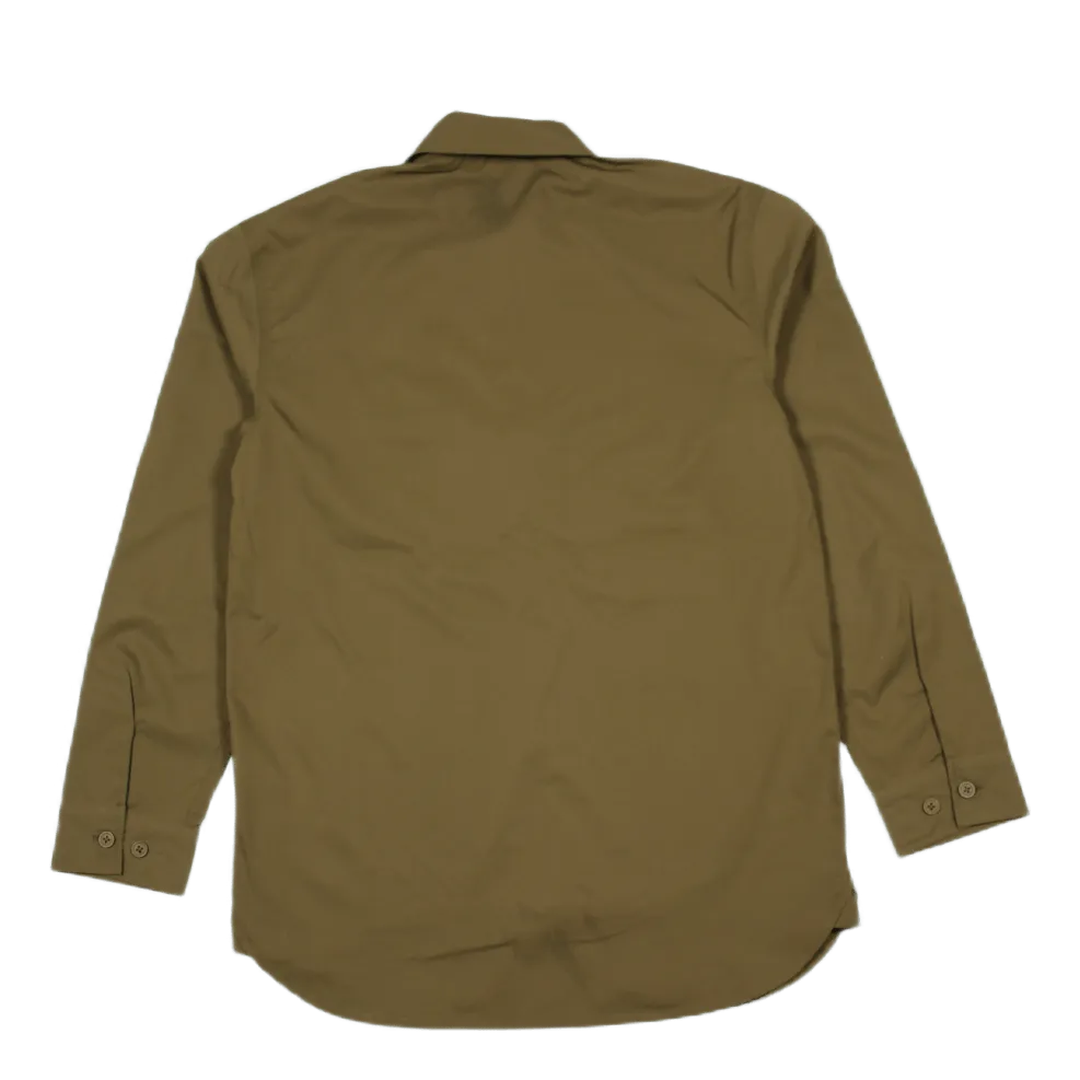 Army Shirt Zip Green