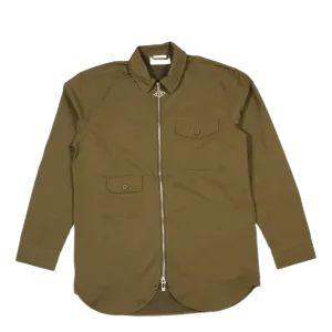 Army Shirt Zip Green
