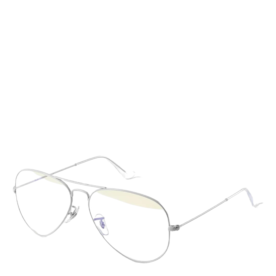 Aviator Large Metal Light Gray 9223BL/58