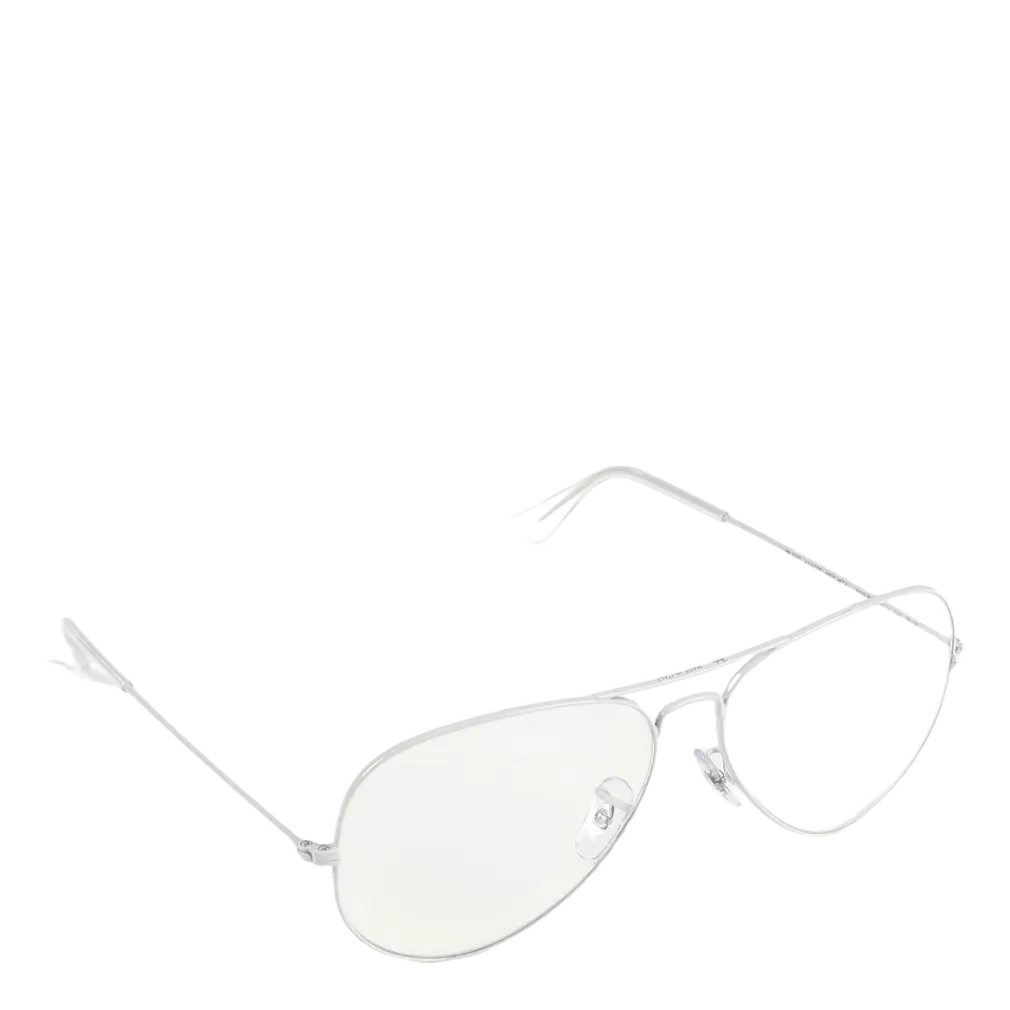 Aviator Large Metal Light Gray 9223BL/62