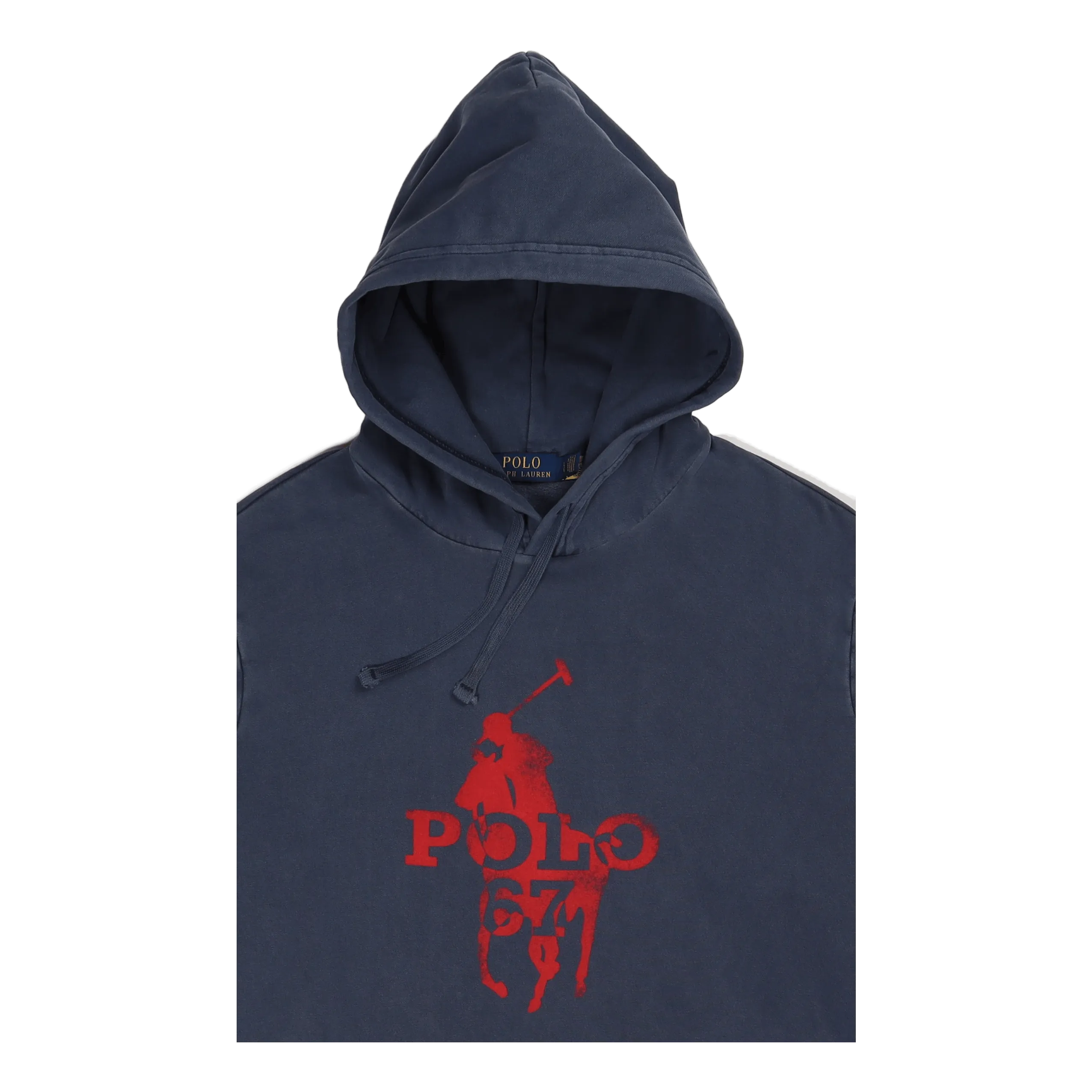 Big Pony Logo Fleece Hoodie Cruise Navy