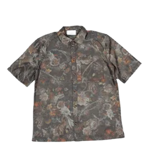 Boxy Shirt Short Sleeve Melancholia Flower