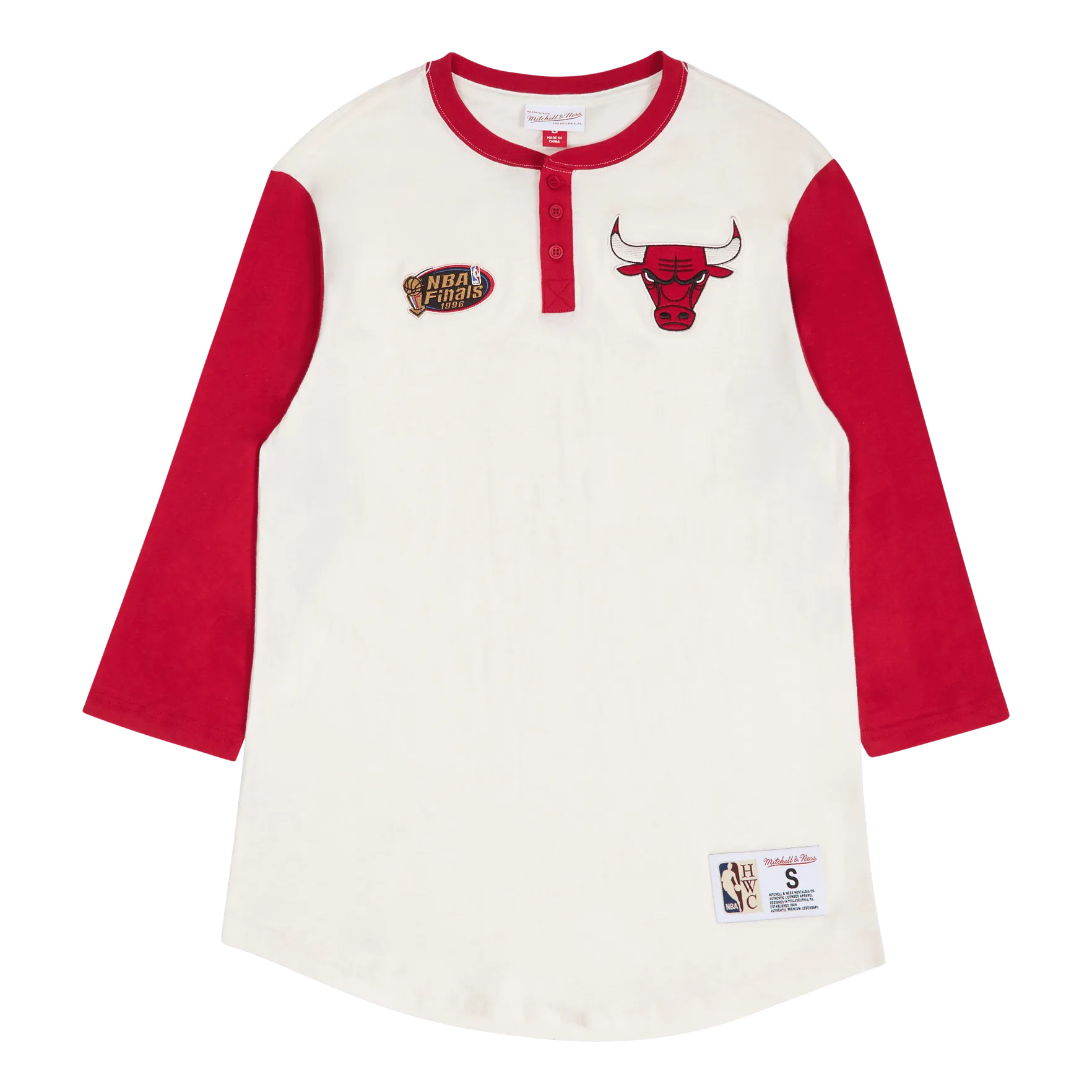 Bulls Icon Henley Cream