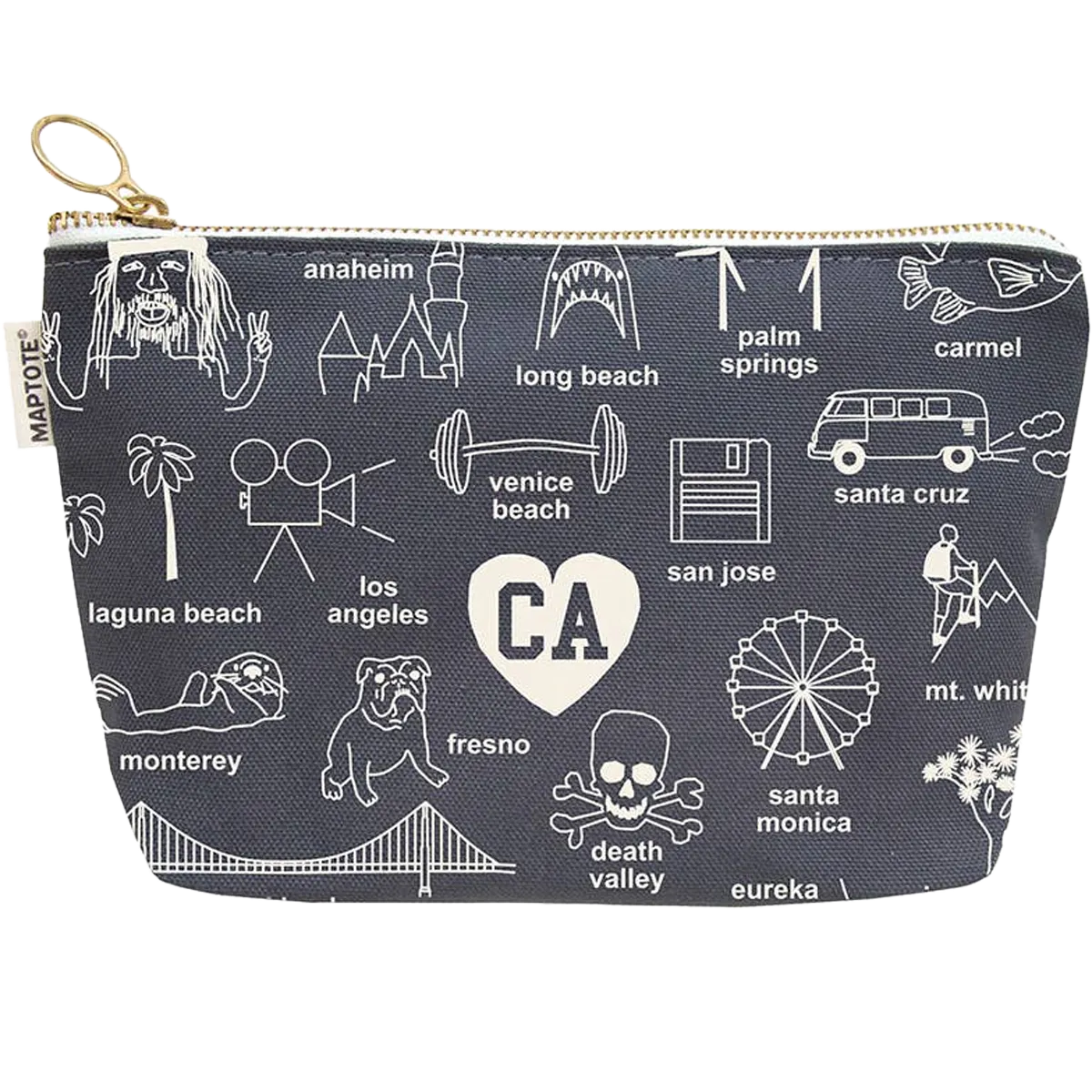 California Zipped Pouch