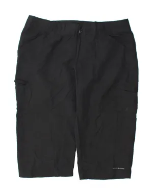 COLUMBIA Womens Omni-Shade Capri Cargo Trousers US 12 Large W34  Black