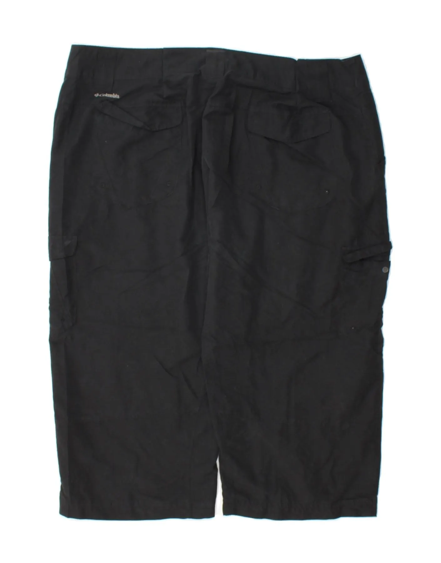 COLUMBIA Womens Omni-Shade Capri Cargo Trousers US 12 Large W34  Black