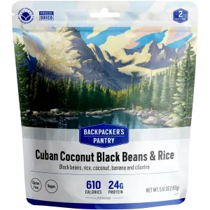 Cuban Coconut Rice & Black Beans (2 Servings)