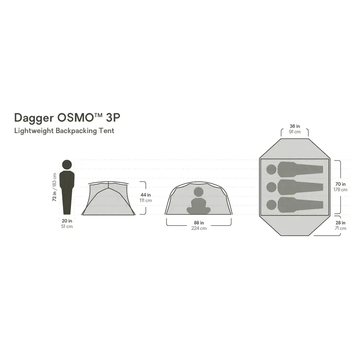 Dagger OSMO 3 Person