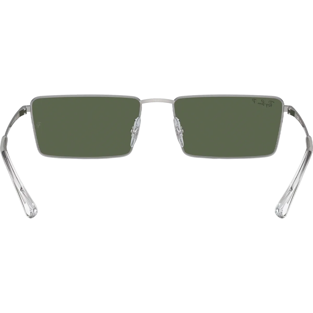 Emy Bio-Based - Polished Silver/Dark Green