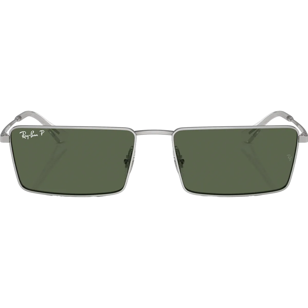 Emy Bio-Based - Polished Silver/Dark Green