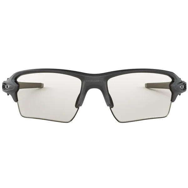 Flak 2.0 XL - Steel/Clear-Black Photochromic
