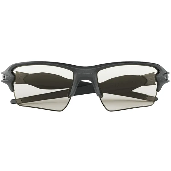 Flak 2.0 XL - Steel/Clear-Black Photochromic