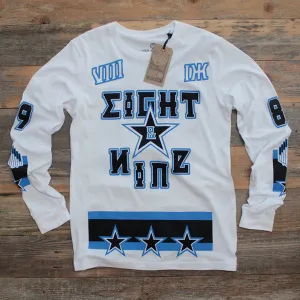 Moscow Hockey Jersey Tee L/S White