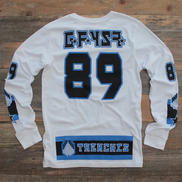 Moscow Hockey Jersey Tee L/S White