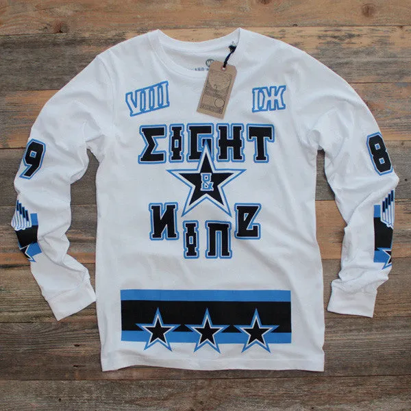 Moscow Hockey Jersey Tee L/S White