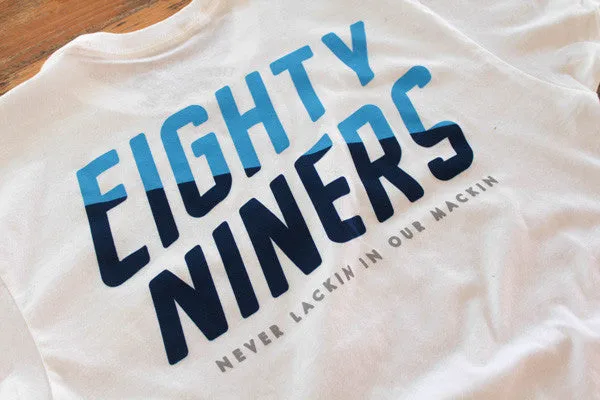 Never Slackin T Shirt White
