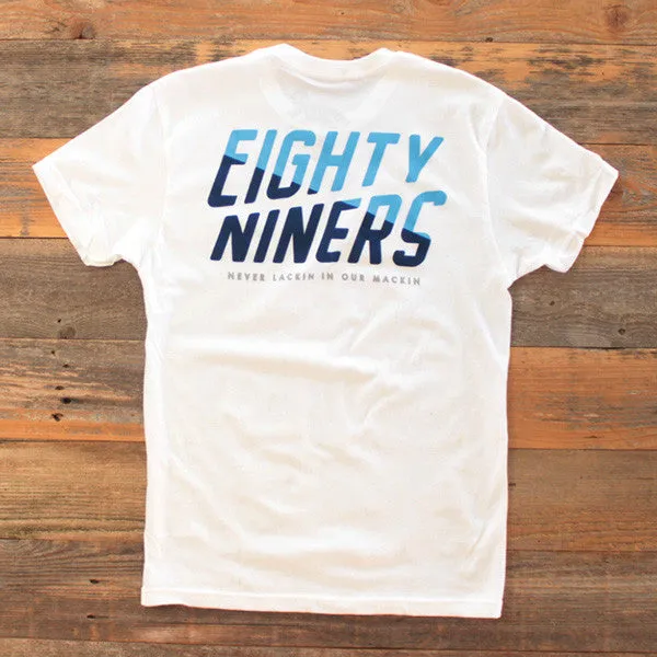 Never Slackin T Shirt White