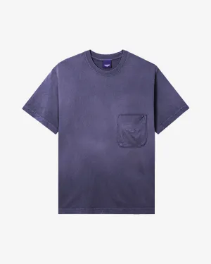 Sun Bleached Pocket Tee Navy