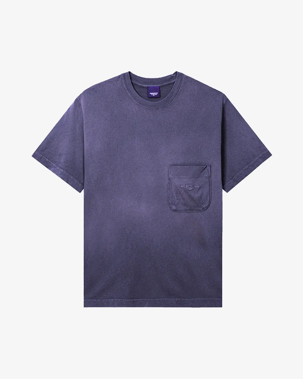 Sun Bleached Pocket Tee Navy