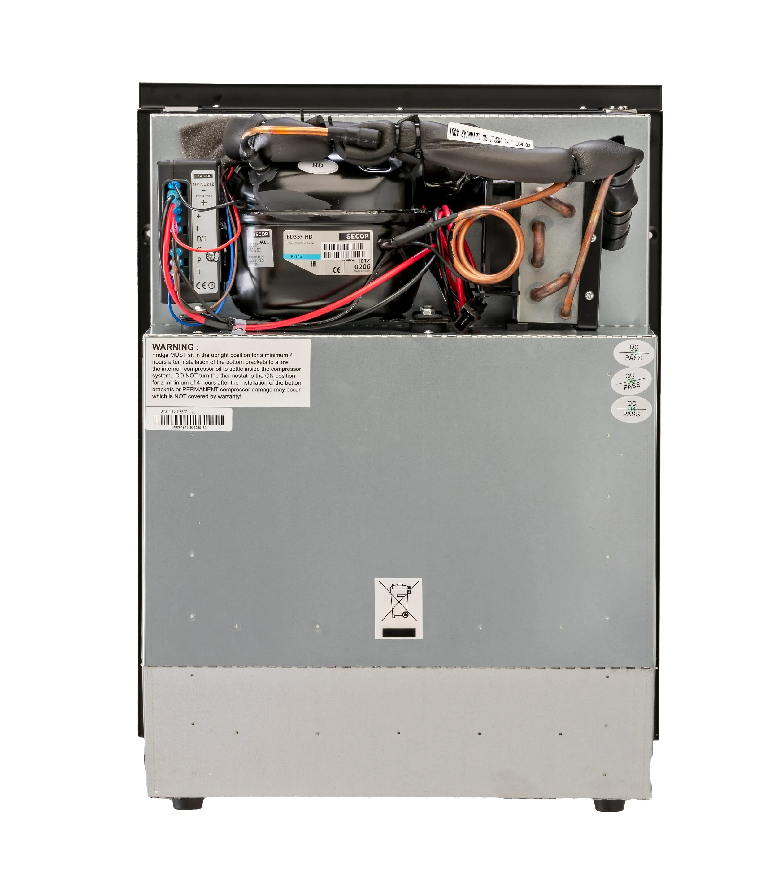 TF49 12vDC Truck Refrigerator with Freezer