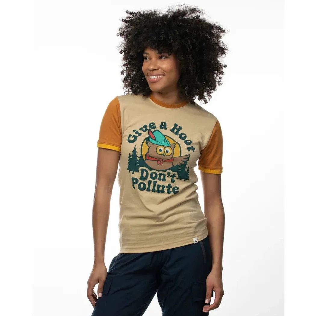 The Landmark Project Give A Hoot Ringer Tee