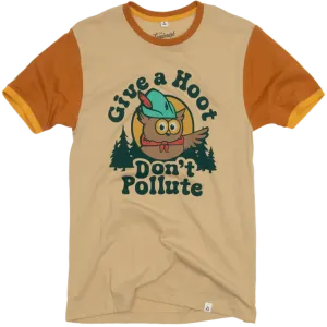 The Landmark Project Give A Hoot Ringer Tee