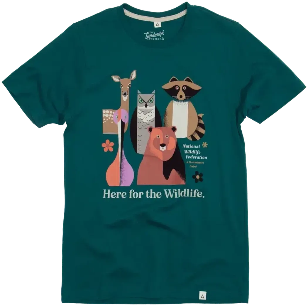 The Landmark Project Here for the Wildlife Unisex Tee
