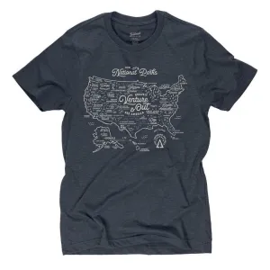 The Landmark Project NPS Map Tee