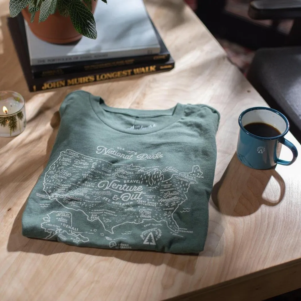 The Landmark Project NPS Map Tee