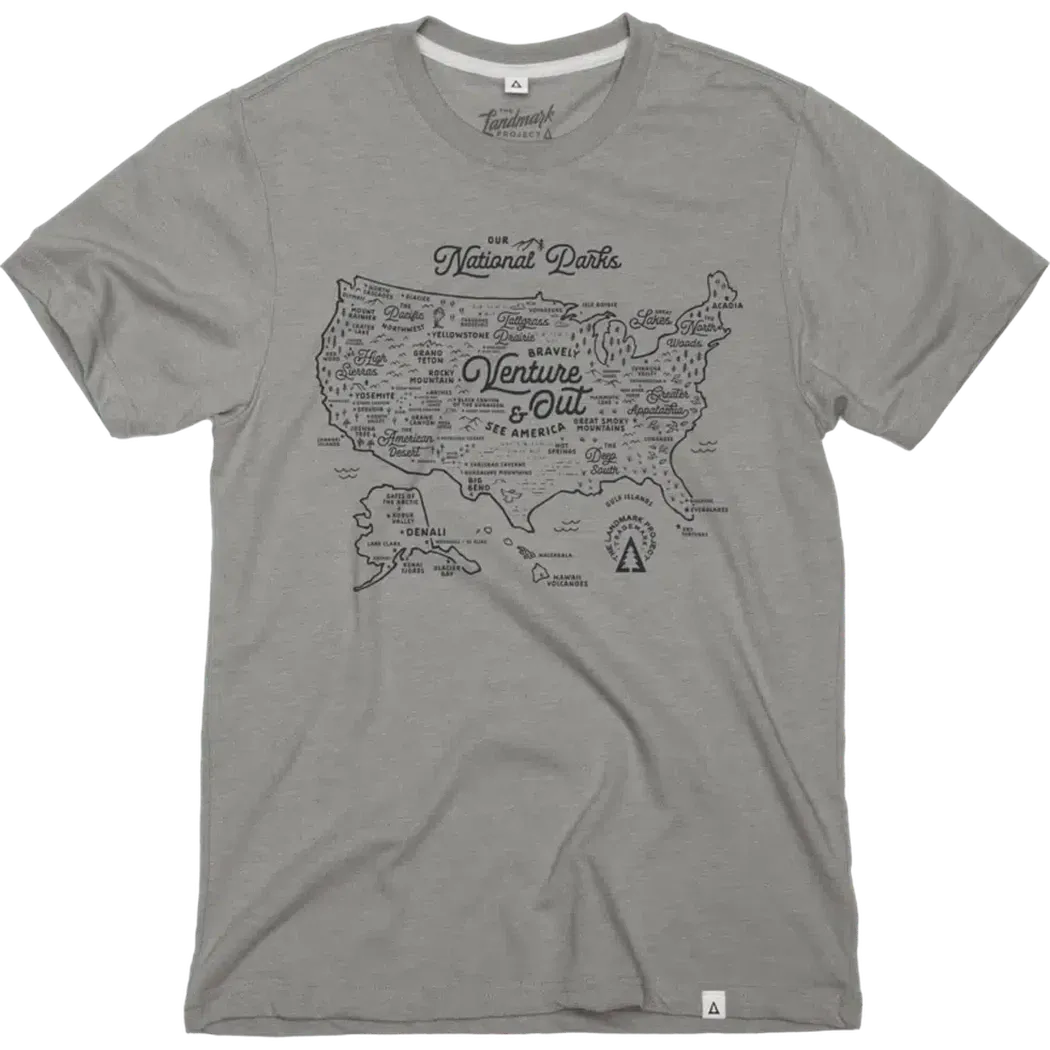 The Landmark Project NPS Map Tee