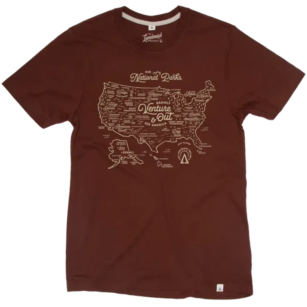 The Landmark Project NPS Map Tee
