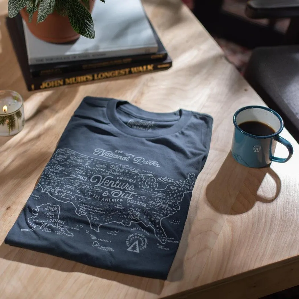 The Landmark Project NPS Map Tee