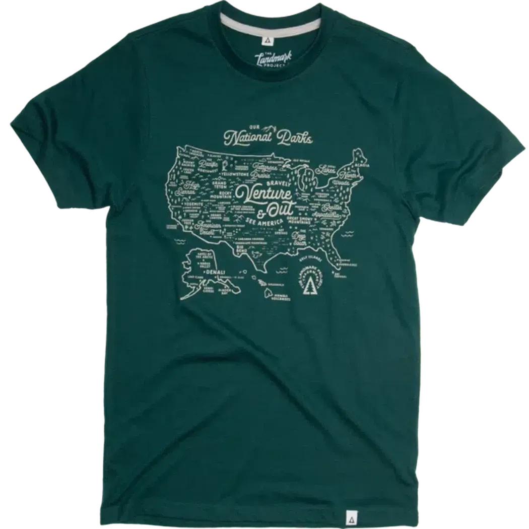 The Landmark Project NPS Map Tee