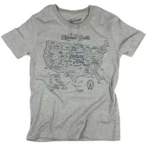 The Landmark Project NPS Map Youth Tee